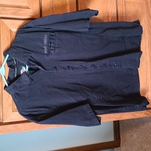 Men's XL Harley-Davidson short sleeve button down shirt black